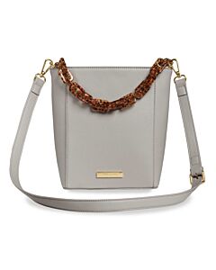 Katie Loxton Ayla Tortoiseshell Bag | Pale Grey